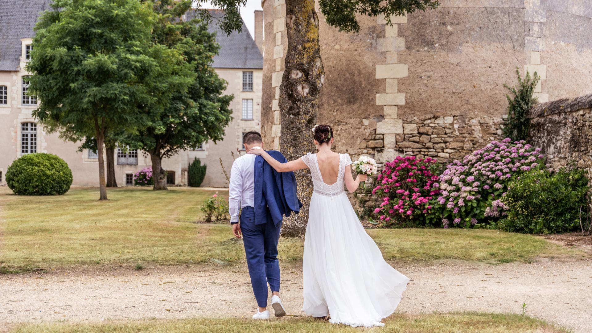 Mariés au château du Bois de Sanzay